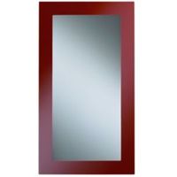 Cooke & Lewis Raffello High Gloss Red Slab Tall Glazed Door (W)500mm