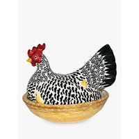 Emma Bridgewater Large Silver Hen On Nest, Egg Basket