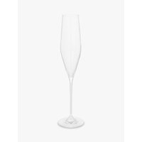 John Lewis Croft Collection Swan Crystal Glass Flute, Set Of 4, Clear, 190ml