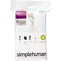 Simplehuman Bin Liners, Size G, Pack Of 20