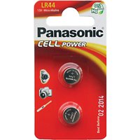 Panasonic 1.5V Alkaline Coin Cell Battery, LR-44/2BP