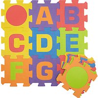 John Lewis Foam Jigsaw Alphabet Play Mat, Large