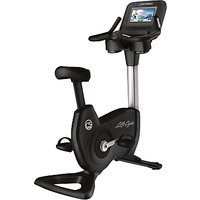 Life Fitness Platinum Club Series Upright Lifecycle Exercise Bike With Discover SI Tablet Console