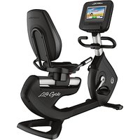 Life Fitness Platinum Club Series Recumbent Lifecycle Exercise Bike With Discover SI Tablet Console