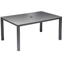 Barlow Tyrie Cayman 6-Seater Garden Dining Table, Graphite / Storm