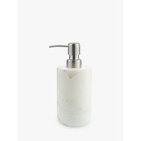 John Lewis White Marble Soap Dispenser