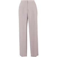 Chesca Stitched Waist Satin Trousers, Beige
