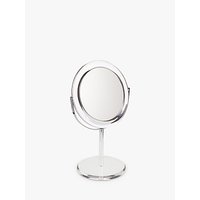 John Lewis Clear Round Acrylic 3 X Magnifying Mirror