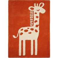 John Lewis Children's Giraffe Rug, Orange
