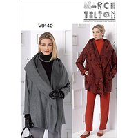 Vogue Women's Marcy Tilton Coat & Trousers Sewing Pattern, 9140