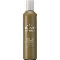 John Masters Zinc & Sage Shampoo With Conditioner, 236ml