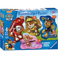 Paw Patrol 4-In-1 Ravensburger Shaped Puzzles, 52 Pieces