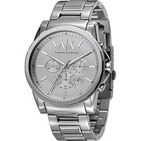 Armani Exchange AX2058 Men's Chronograph Date Bracelet Strap Watch, Silver