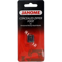 Janome Concealed Zipper Foot, Horizontal Rotary Hook Models