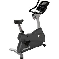 Life Fitness Lifecycle C1 Upright Exercise Bike With Track Connect Console