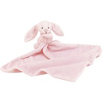 Jellycat Bashful Bunny Baby Soother Soft Toy, One Size, Pink