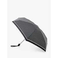 Fulton Tiny-2 Classics Compact Folding Umbrella, Black/White