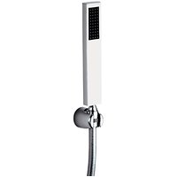 Abode Euphoria Square Handshower With Hose And Fixed Wall Bracket