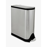 Simplehuman Butterfly Recycler, Stainless Steel, 40L