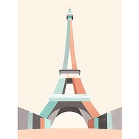 Michelle Collins Eiffel Tower Unframed Print, 40 X 30cm