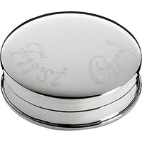 Carrs First Curl Box, Sterling Silver