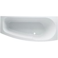 Cooke & Lewis Perdita RH Acrylic Pear Shower Bath (L)1695mm (W)750mm