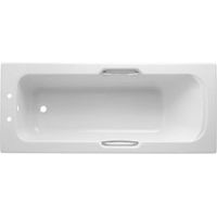 Cooke & Lewis Shaftesbury Acrylic Rectangular Straight Bath (L)1700mm (W)700mm - 03827024
