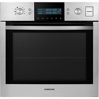 Samsung BQ1VD6T131 Dual Cook Single Electric Steam Oven, Stainless Steel