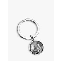 Under The Rose Personalised Photograph Fob Keyring, Large