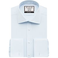 Thomas Pink Arthur Plain Slim Fit Double Cuff Shirt