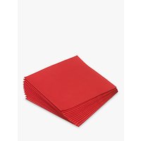 Duni Paper Napkins, Pack Of 12, Red