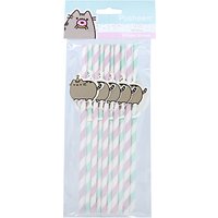 Pusheen Straws & Toppers, Pack Of 10