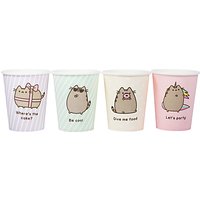 Pusheen Paper Cups, Pack Of 8