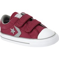 Converse Children's Star Player 2V Shoes, Dark Red