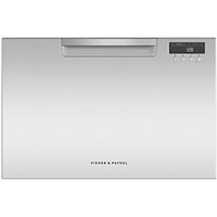 Fisher & Paykel DD60SAHX9 Single DishDrawer Integrated Dishwasher, Stainless Steel