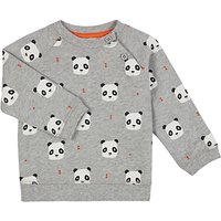 John Lewis Baby Panda Jumper, Grey