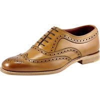Loake Fearnley Brogue Oxford Shoes, Tan