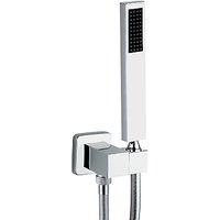 Abode Euphoria Square Combined Wall Outlet, Hose, Handshower And Bracket Kit