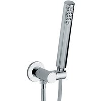 Abode Euphoria Circular Combined Wall Outlet, Hose, Handshower And Bracket Kit