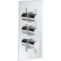Abode Harmonie Concealed Thermostatic Shower Valve, 2 Independent Exits