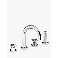 Abode Serenitie Thermostatic Deck Mounted 4 Hole Bath/Shower Mixer Tap