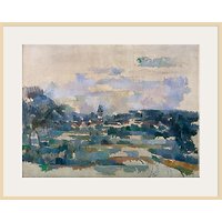 The Courtauld Gallery, Paul Cézanne - Route Tournante 1902-1906 Print