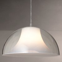 House By John Lewis Morf Acrylic Dome Pendant, Clear