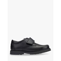 Start-rite Will Leather Rip-Tape Shoes, Black