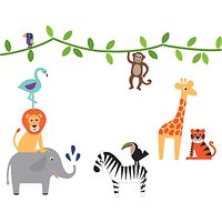 Little Home At John Lewis Animal Fun Wall Stickers