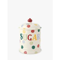 Emma Bridgewater Polka Dot Text Sugar Storage Jar
