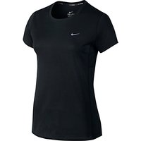 Nike Dry Miler Running Top, Black