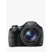 Sony Cyber-shot DSC-HX400 Smart Bridge Camera, HD 1080p, 20.4MP, 50x Optical Zoom, 200x Digital Zoom, Wi-Fi, NFC, GPS, 3” LCD Screen