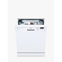 Neff S41E50W1GB Semi-Integrated Dishwasher, White