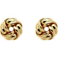 Monet Knot Stud Earrings, Gold